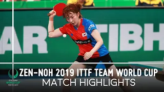 Suh Hyowon vs Margaryta Pesotska | ZEN-NOH 2019 Team World Cup Highlights (1/4)