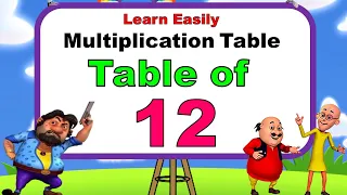 Multiplication Table of 12 | 12 ka table | Math table | 12 ka pahada | Table tricks