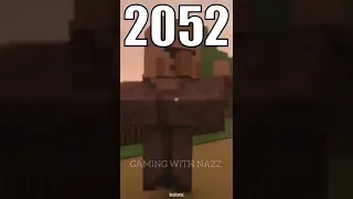 MINECRAFT PHYSICS 2012 vs 2022 vs 2032 #shorts #minecraft #minecraftshorts #mzrp #trending