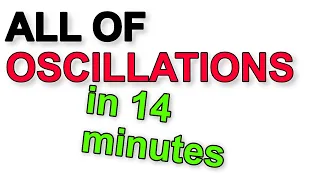 A Level Physics Revision: All of Oscillations (in under 15 minutes!)