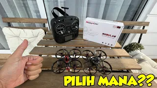 Mobula8 Analog vs Mobula8 Walksnail!! Mantapp Tahan Angin dan Terbang Lama?! #bangcupuFPV