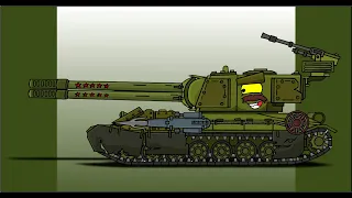 How To Draw Cartoon Tank KITOBOY | HomeAnimations - Cartoons About Tanks