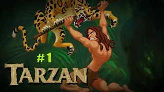 tarzan disney. тарзан дисней плейстейшн обзор прохождение 100% #1