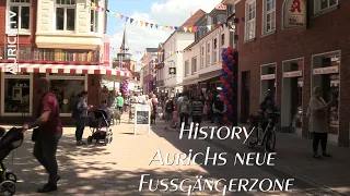 Historie: Aurichs neue Fußgängerzone