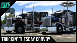 Truckin' Tuesday Convoy with the Boyz | American Truck Simulator Multiplayer