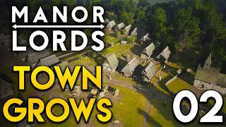 Manor Lords - TOWN GROWTH! Let's Play Episode 2