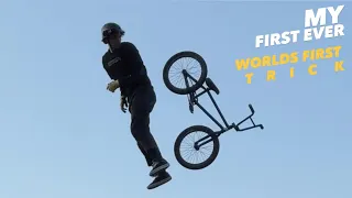 My First WORLDS FIRST TRICK | 360 Nothing Front Bike Flip - Rwilly Land