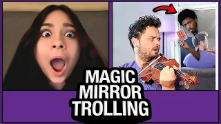 MAGIC MIRROR TROLLING on OMEGLE