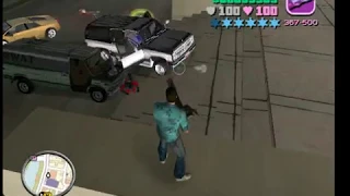 GTA :Vice City/Fight Police/Unlimited POLICE FIVE STARS WANTED LEVEL/FUN WITH POLICE.
