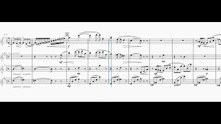 Trois Pieces Pour Une Musique de Nuit (Andantino) - Eugene Bozza {arranged for saxophone quartet}