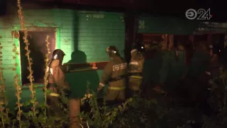 На пожаре в частном доме в поселке Мирный заживо сгорел мужчина