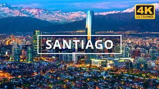 Santiago, Chile 🇨🇱 | 4K Drone Footage