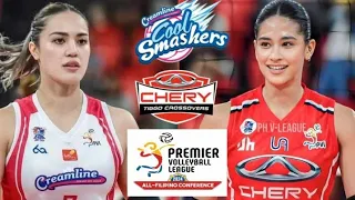 PVL LIVE : CREAMLINE vs CHERY TIGGO ( SEMIS ) LIVE SCORES and COMMENTARY