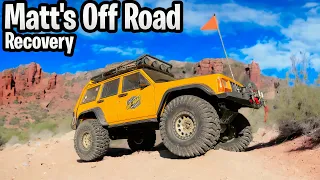 JEEP Cherokee XJ Matts Off Road Recovery RC Edition! TRX-4 Offroad RC Crawler