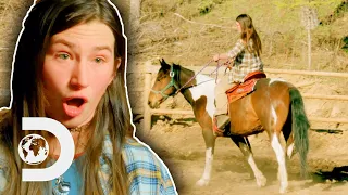 Bird Learns How To Ride A Horse | Alaskan Bush People