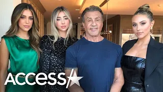 Sylvester Stallone Wishes His Daughters Weren’t So Tall!