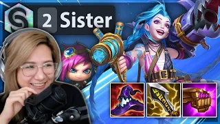 The Strongest Jinx Build You’ll Ever See!! Jinx & VI Sister Comp (TFT Set 6) | Becca