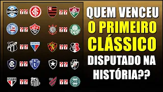 Quem foi o vencedor do PRIMEIRO CLÁSSICO disputado na HISTÓRIA?