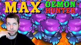 MAX Demon hunter doesn't even NEED talents | Rush Royale