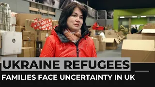 Ukraine refugees: Families face uncertainty in UK as war drags on