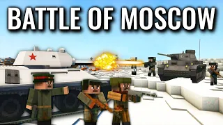 BATTLE OF MOSCOW 1941 - World War 2 in Minecraft