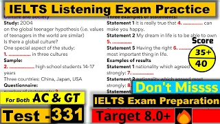 IELTS Listening Practice Test 2023 with Answers [Real Exam - 331 ]