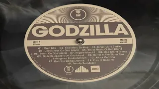 Vinyl play - Godzilla soundtrack (1954) - Gojira - Akira Ifukube, Ishido Honda