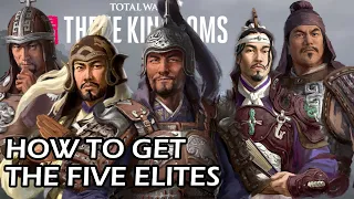 How to get The Five Elites of Wei in the 190 Start | Total War: Three Kingdoms