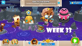 BTD6 Hard Odyssey 'Bad to the Bone' beaten with 2 towers