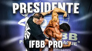 POSANDO con el PRESIDENTE de la IFBB PRO ESPAÑA!! Entrenamiento de Espalda
