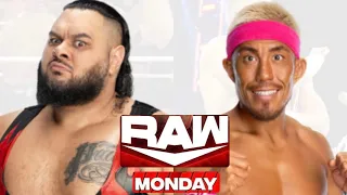 Akira Tozawa vs Bronson Reed | WWE RAW 13.5.2024
