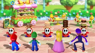 Mario Party Series Minigames - Mario Vs Yoshi Vs Peach Vs Rosalina (Master Difficulty)
