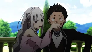 Amv re zero /Rie Takahashi - STAY ALIVE/re zero ost final Ending 2 (instrumental)Subaru y Emilia