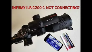 Infiray ILR-1200-1 not connecting - flashing red light?