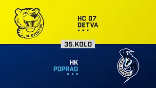 35.kolo HC 07 Detva - HK Poprad HIGHLIGHTS