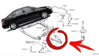 ЗАМЕНА РЫЧАГА ПОДВЕСКИ НА НИССАН АЛЬМЕРА G15 | REPLACING THE SUSPENSION ARM FOR NISSAN ALMERA G15