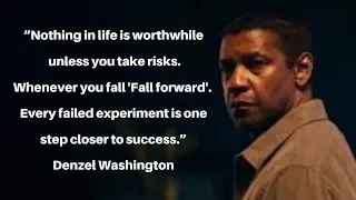 Dream Big || Fall Forward || Motivational Speech by Denzel Washington