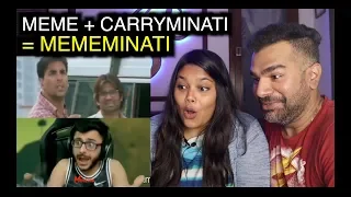 MEME MINATI REACTION | CARRYISLIVE | CARRYMINATI |