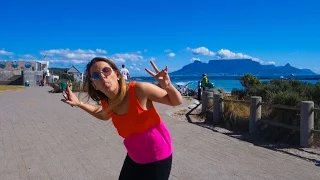 LONGBOARDING AT THE BEACH in CAPE TOWN