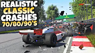 F1 REALISTIC CLASSIC CRASHES 70/80/90'S #3