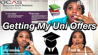 Getting My Uni offers *LIVE REACTIONS* | University Decisions 2021- reacting to my uk UCAS offers