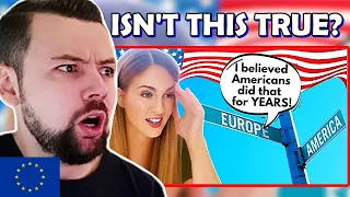 European Reacts: 10 Lies Europeans Believe About American People