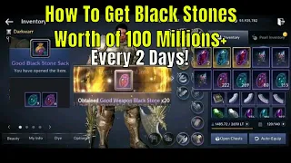 Black Desert Mobile Tips And Tricks: How to Get 100 Mill+ Worth of Black Stones in 2-3 Days