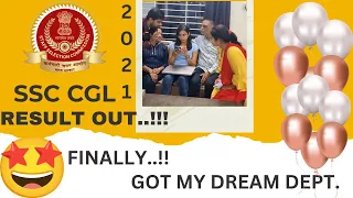 SSC CGL 2021 FINAL RESULT|WOOHOO.!!TIME TO CELEBRATE| FAMILY REACTION #ssc #ssccgl #sscchsl #cgl2021