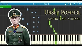 Unser Rommel (piano arr. by Karl Sternau) w/ sheet music