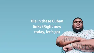 Rod Wave - Cuban Links ft. Kevin Gates (Lyrics)