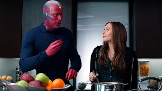 Wanda Vision Kitchen Scene in Reverse | Is That Paprikash - Captain America Civil War