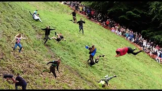 Cheese Rolling Race 2024 Most Insane Sport Events in Cotswolds UK