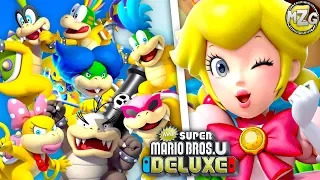 New Super Mario Bros. U Deluxe - All Bosses!  -  Zebratastic Moments