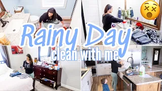 *RAINY DAY* CLEAN WITH ME || WHOLE HOUSE CLEAN WITH ME || SPEED CLEANING MOTIVATION || FITBUSYBEE